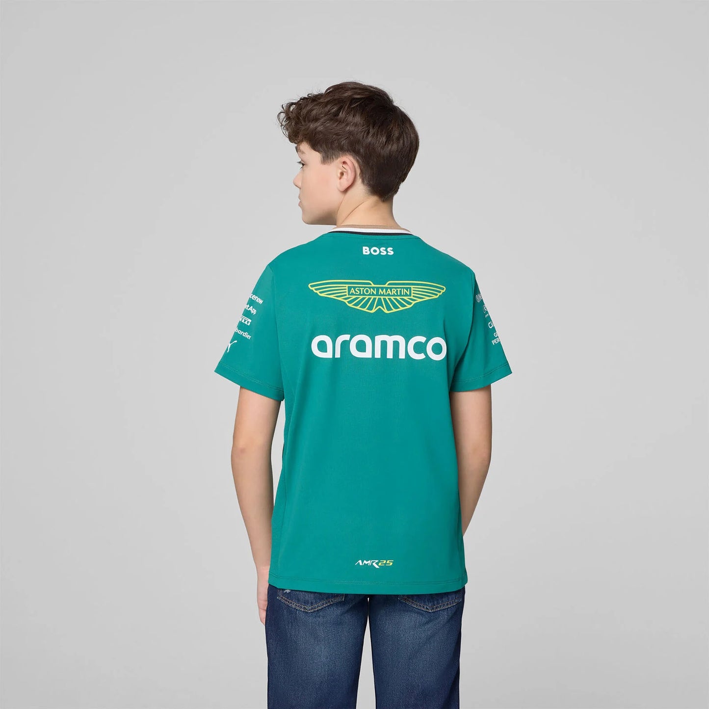 T shirt Aston Martin team Niños 2025
