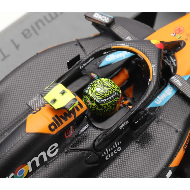 Spark Models F1 McLaren No. 4 Equipo McLaren de Fórmula 1 Ganador del GP de Australia 2025 Lando Norris Escala 1:43