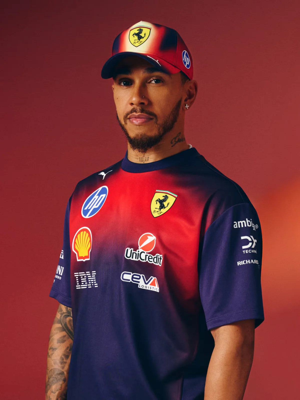Gorra Ferrari Lewis Hamilton Gran Premio China 2026
