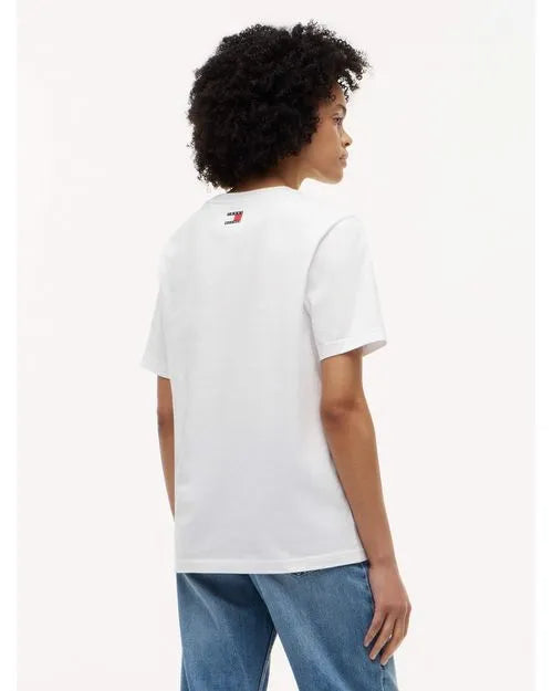 Playera Cadillac TH Logo Unisex Blanco
