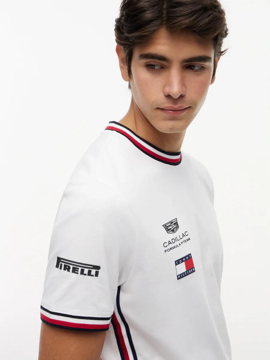Playera Equipo Cadillac F1 Oficial 2026 Blanco