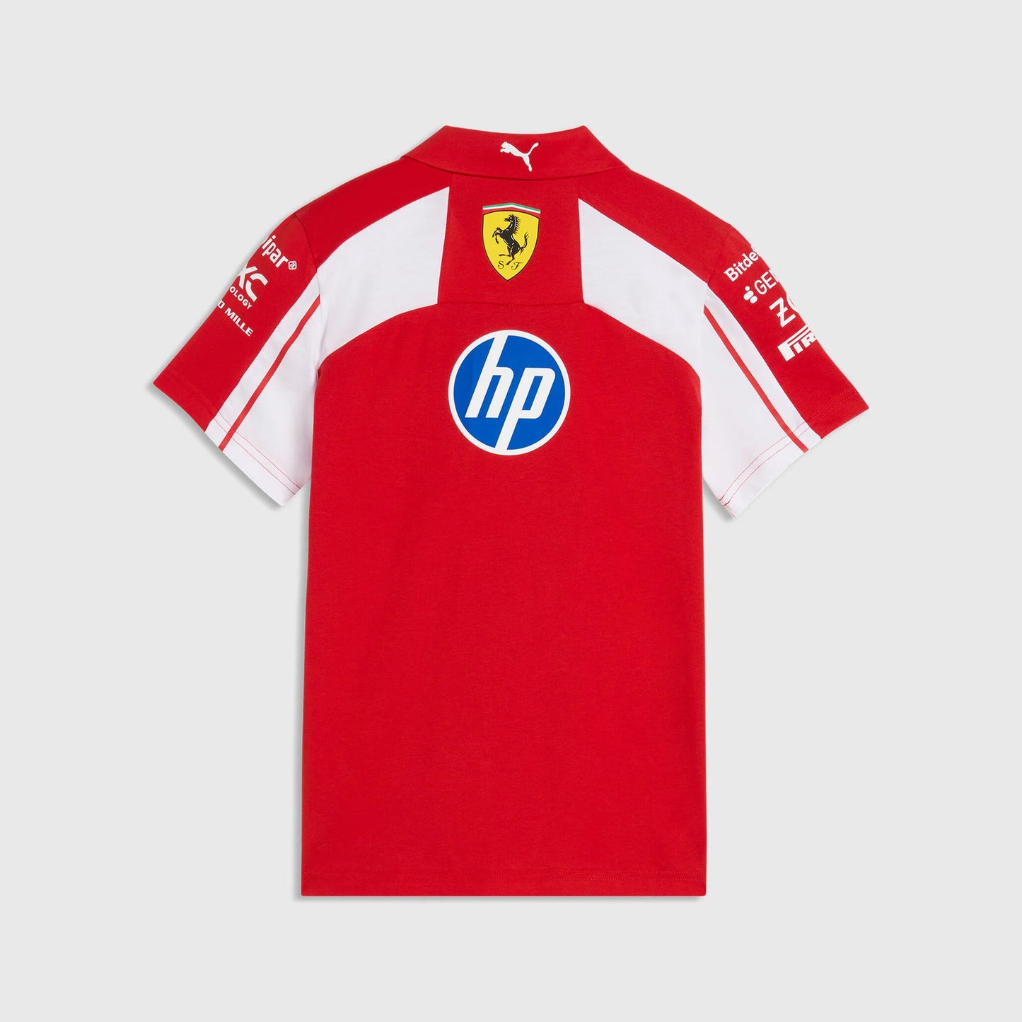 Playera Polo Niño Scuderia Ferrari 2026