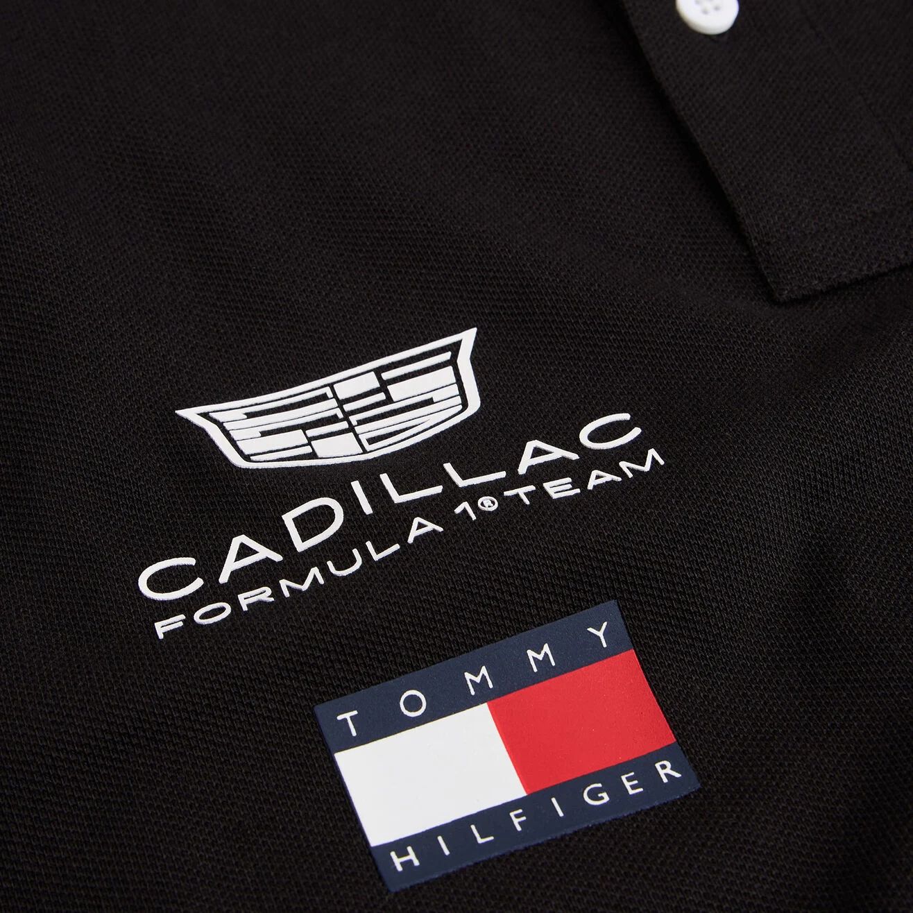Polo Equipo Cadillac F1 Oficial 2026 Negro