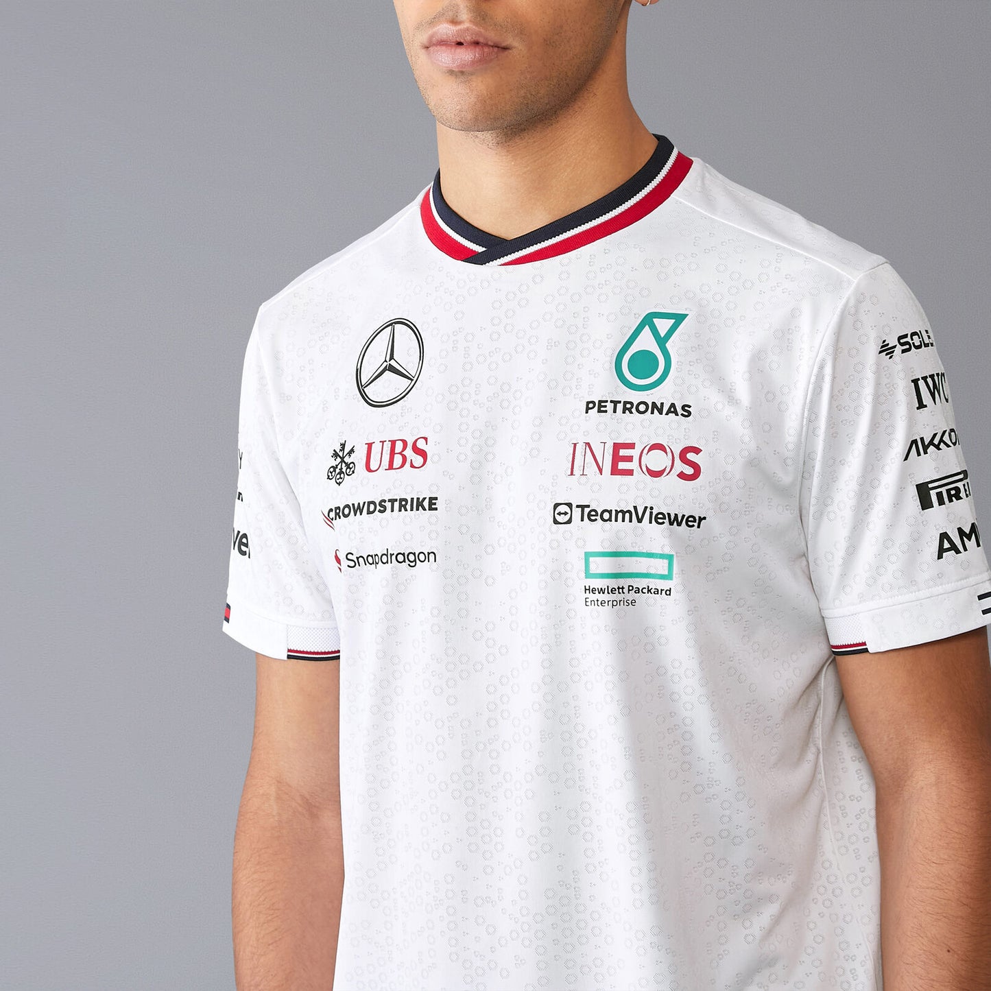 T-shirt Mercedes 2024 Mens Blanco