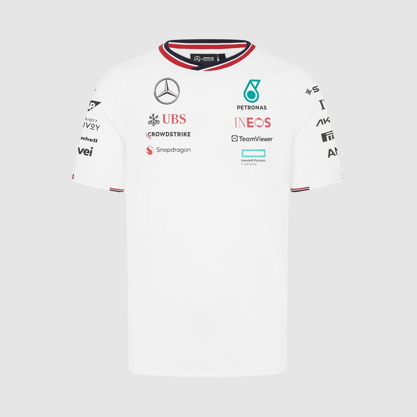 T-shirt Mercedes 2024 Mens Blanco