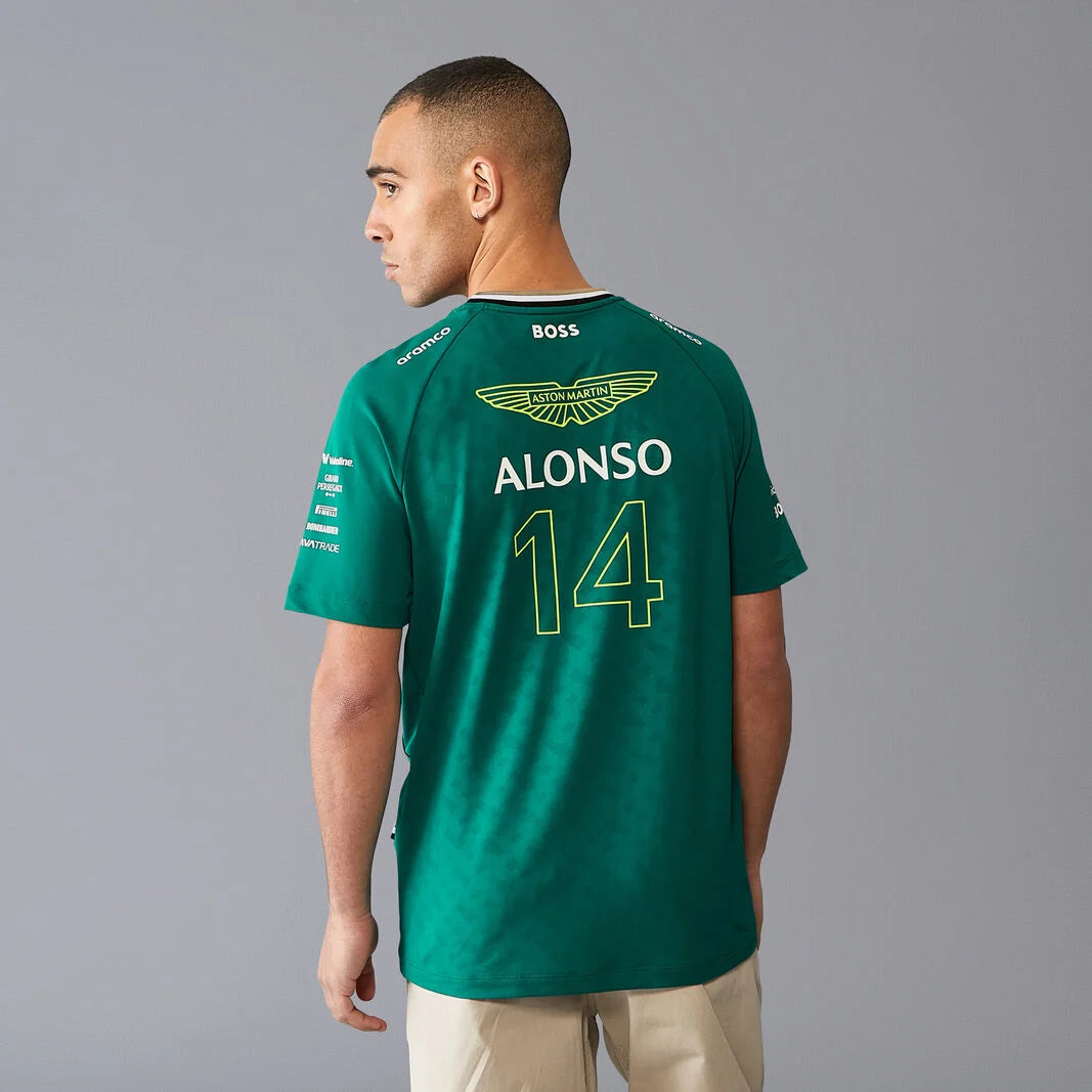 T-shirt Aston Martin Alonso 2024 Mens