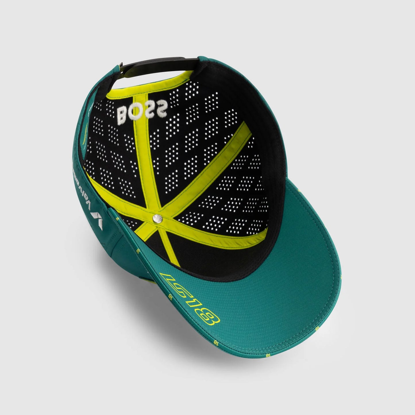Gorra Aston Martin Lance Stroll 2025 verde