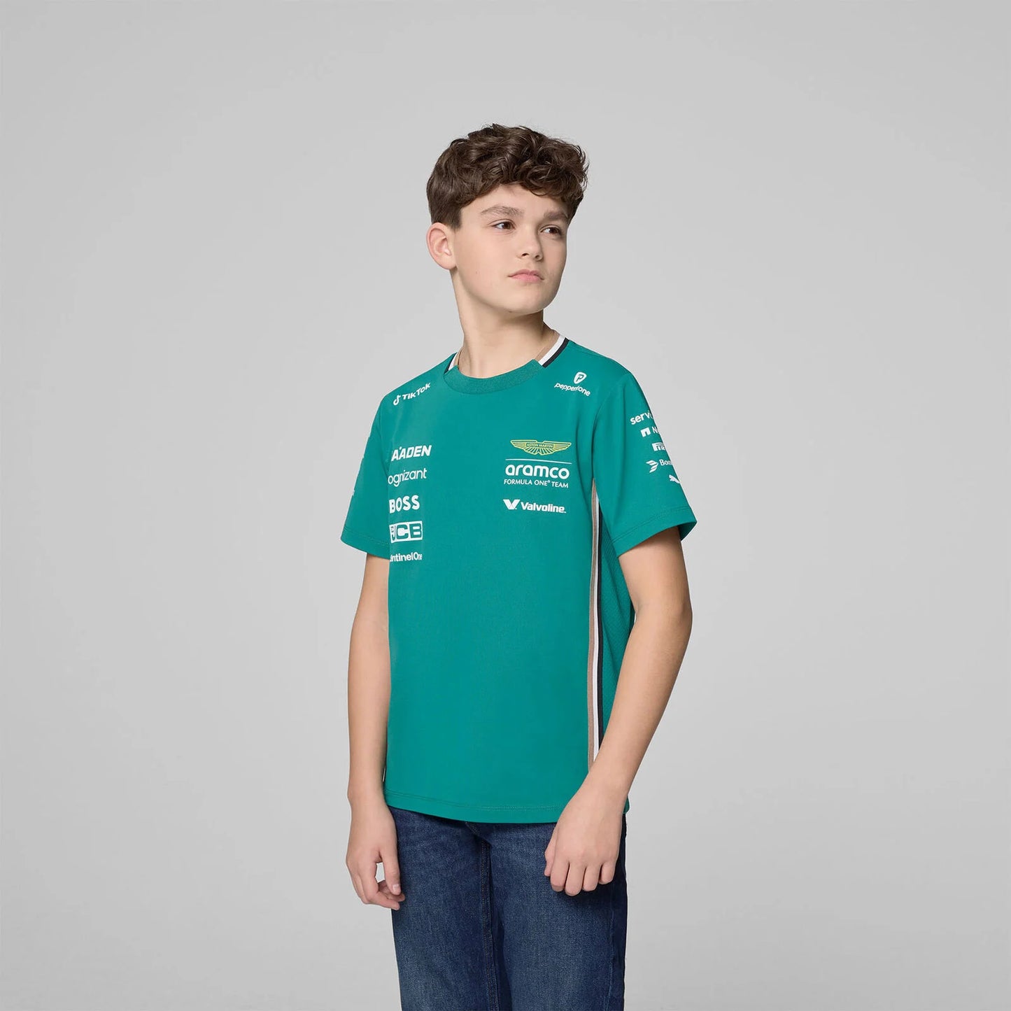T shirt Aston Martin team Niños 2025