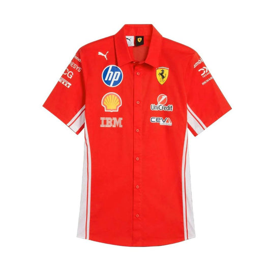 Camisa Oficial Scuderia Ferrari F1 2026 Con Botones