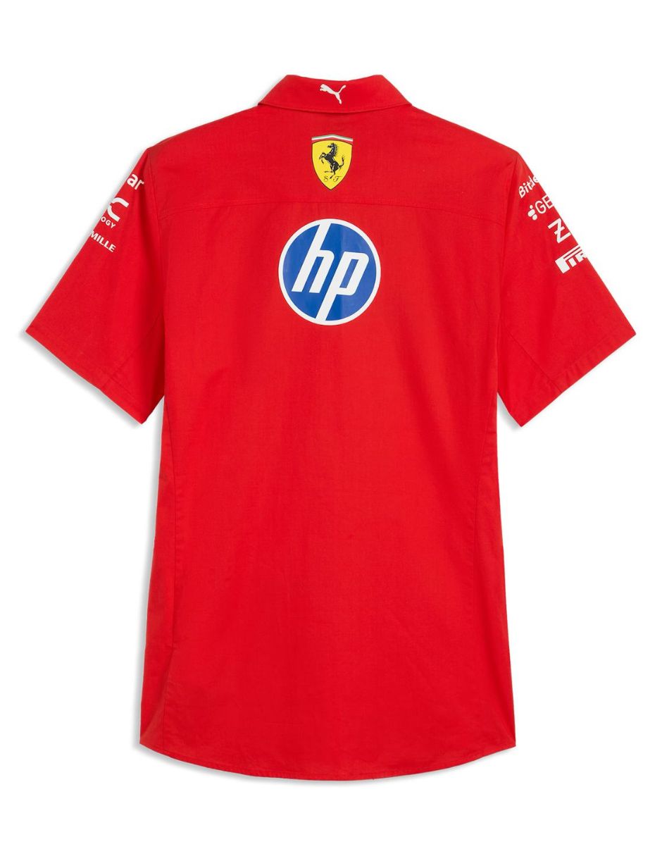 Camisa Oficial Scuderia Ferrari F1 2026 Con Botones
