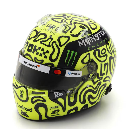 Casco a Escala 1:5 Mclaren Lando Norris 2025