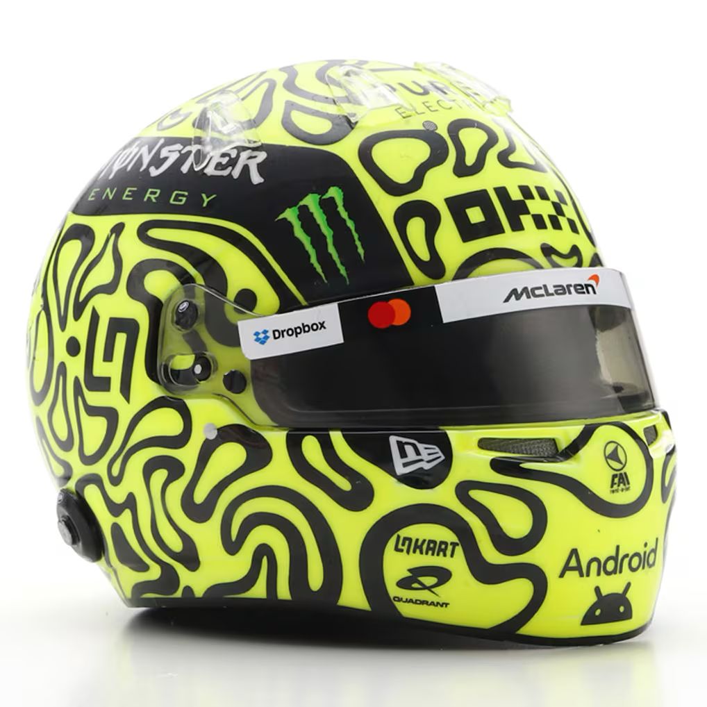 Casco a Escala 1:5 Mclaren Lando Norris 2025