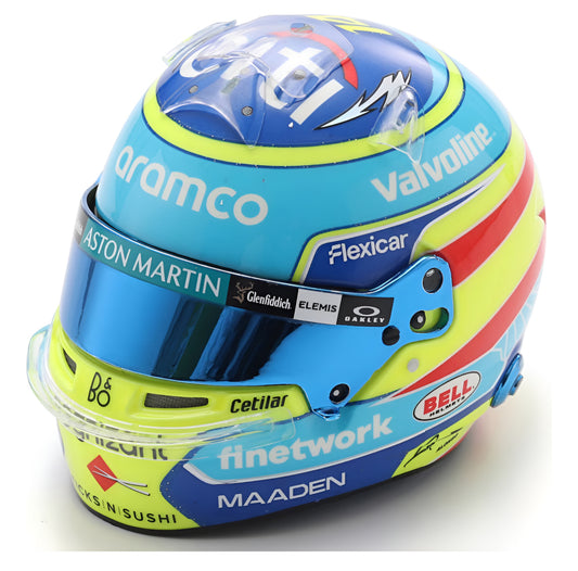 Casco a escala 1:5 Aston Martin Fernando Alonso 2025