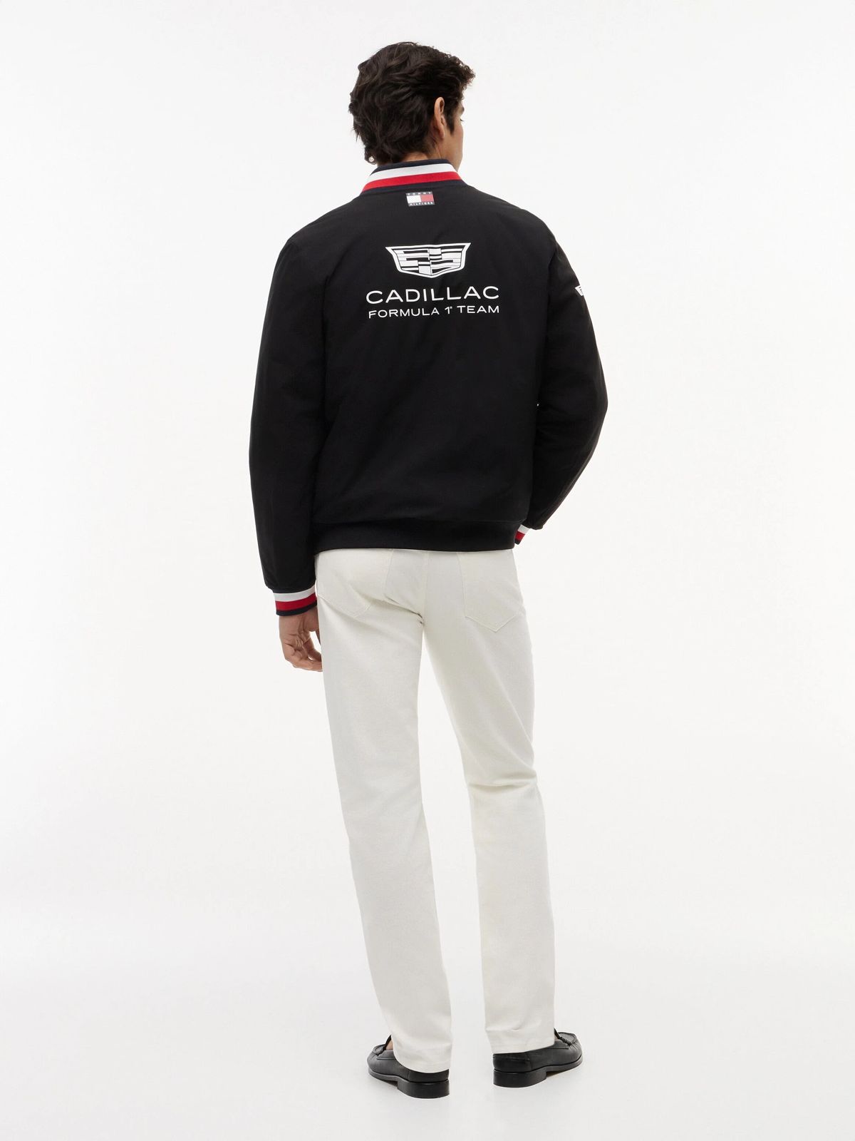 Chamarra Bomber Cadillac Oficial 2026 Negro