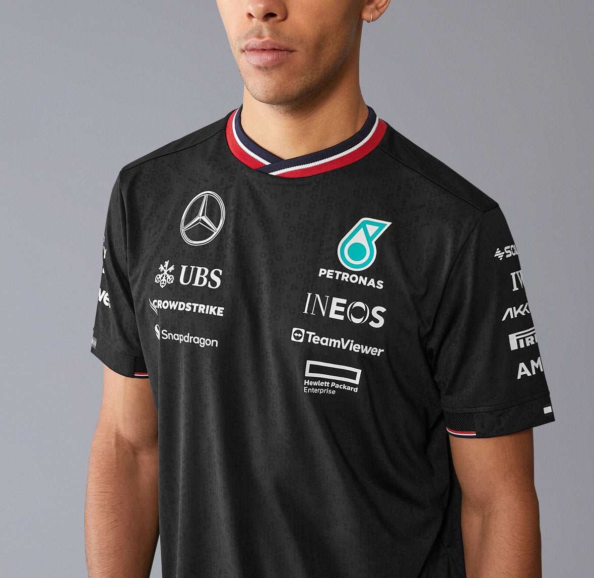 T-shirt Mercedes Team 2024 Mens