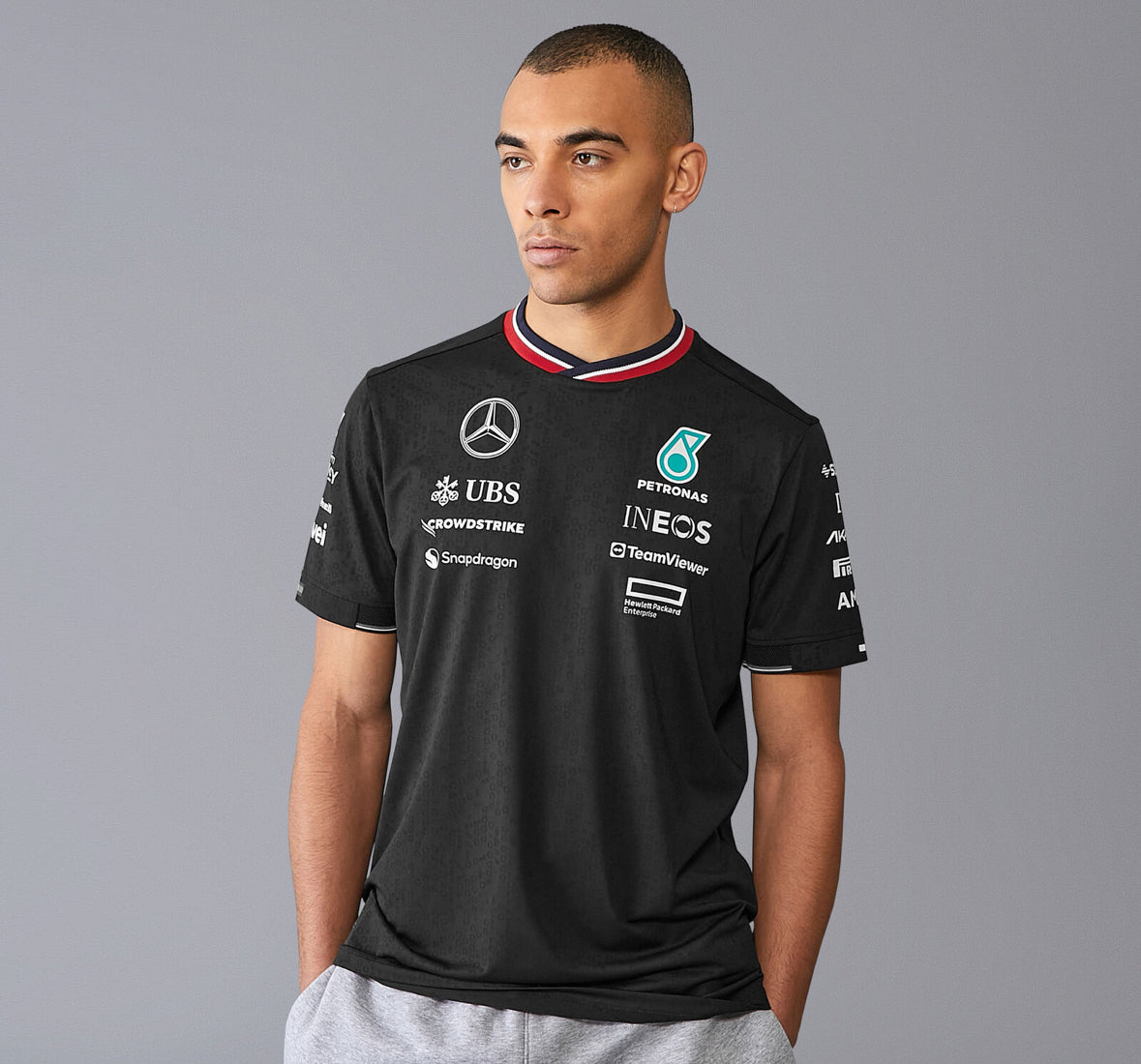 T-shirt Mercedes Team 2024 Mens