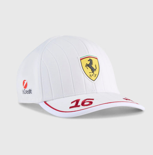 Gorra Ferrari Leclerc Edición Miami 2025