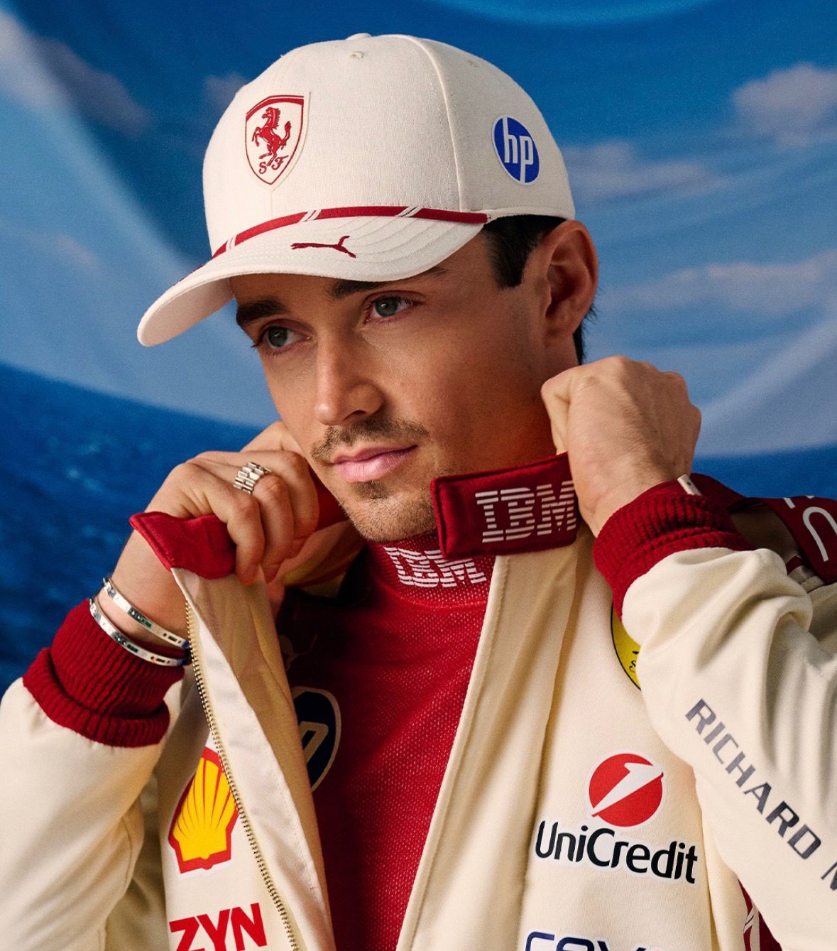 Gorra Charles Leclerc Ferrari F1 2026 Mónaco Edición Especial Oficial