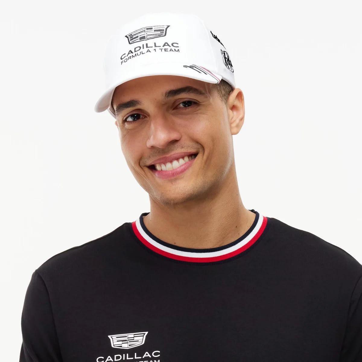 Gorra Oficial All Season Checo Perez Cadillac 2026 Blanco