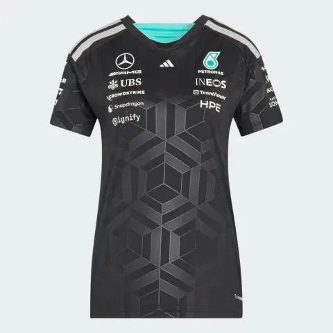 Mercedes-AMG PETRONAS Jersey Oficial de Mujer Fórmula 1 Team Driver 2026 – Negro