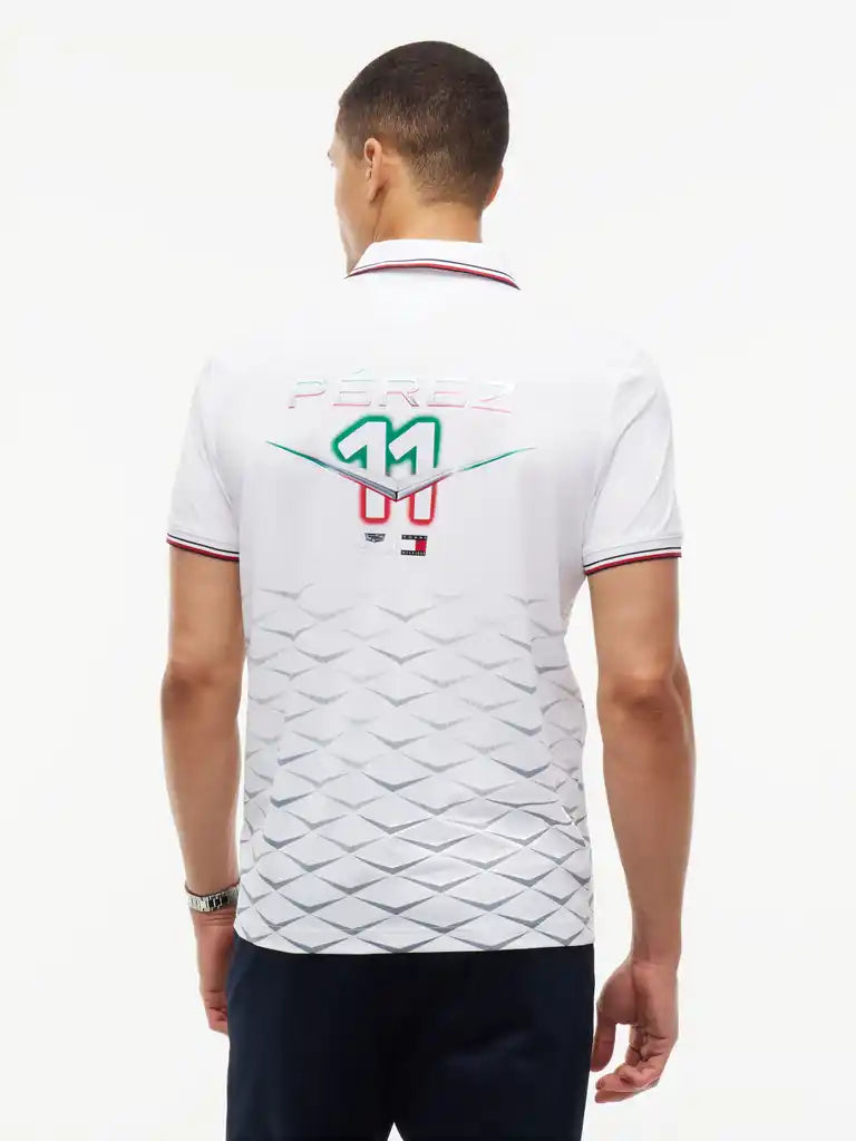 Polo Checo Pérez Cadillac F1 México GP 2026 Blanco