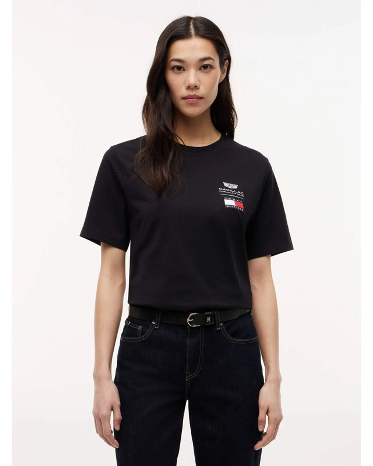 Playera Cadillac TH Logo Unisex Negro