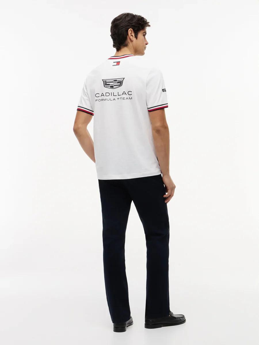 Playera Equipo Cadillac F1 Oficial 2026 Blanco