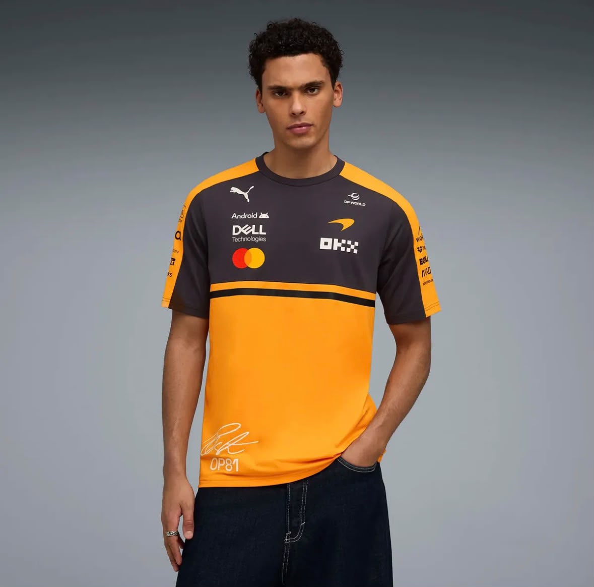 Playera Oficial Oscar Piastri Mclaren F1 2026