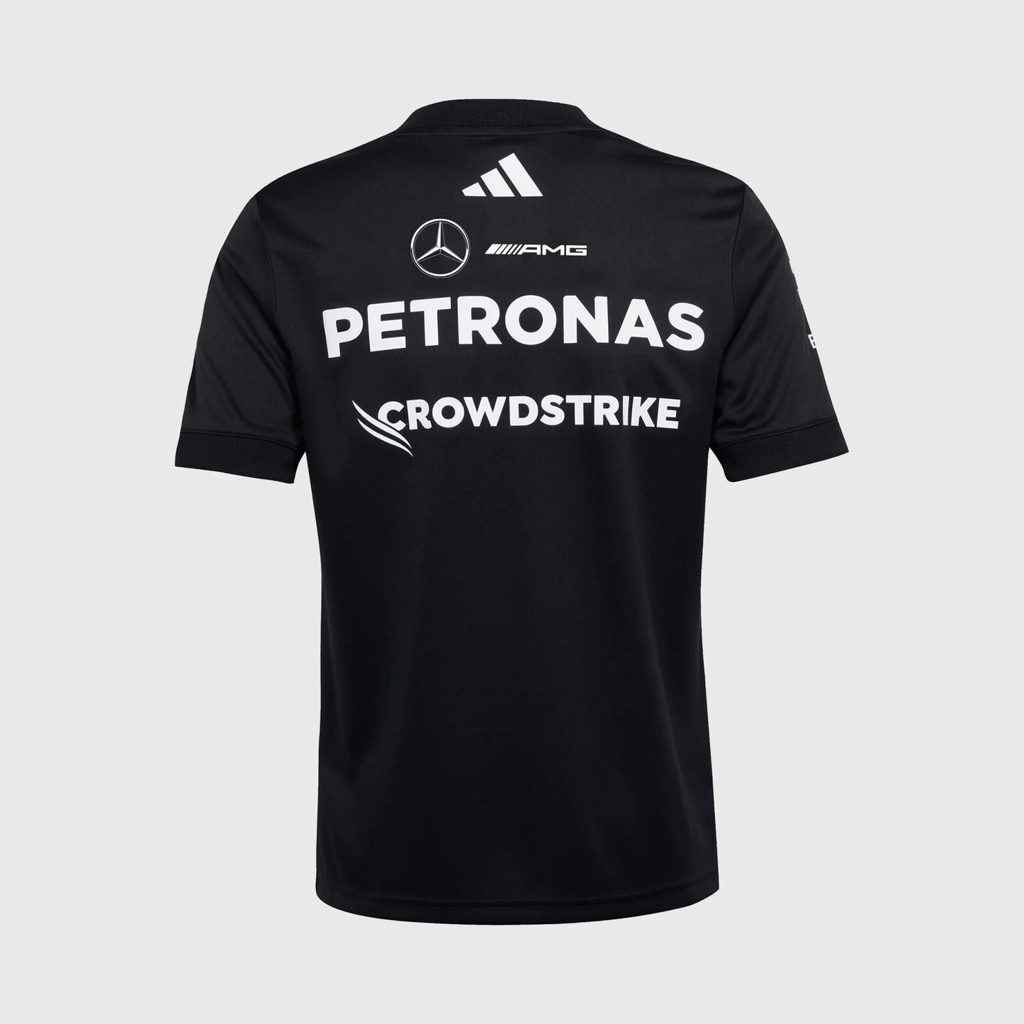 Playera Mercedes x Adidas Niños Negra 2025