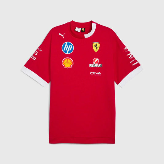 t shirt Ferrari Oversized Roja 2025
