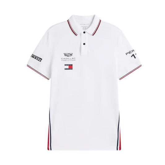 Polo Checo Pérez Cadillac F1 2026 Blanco Unisex