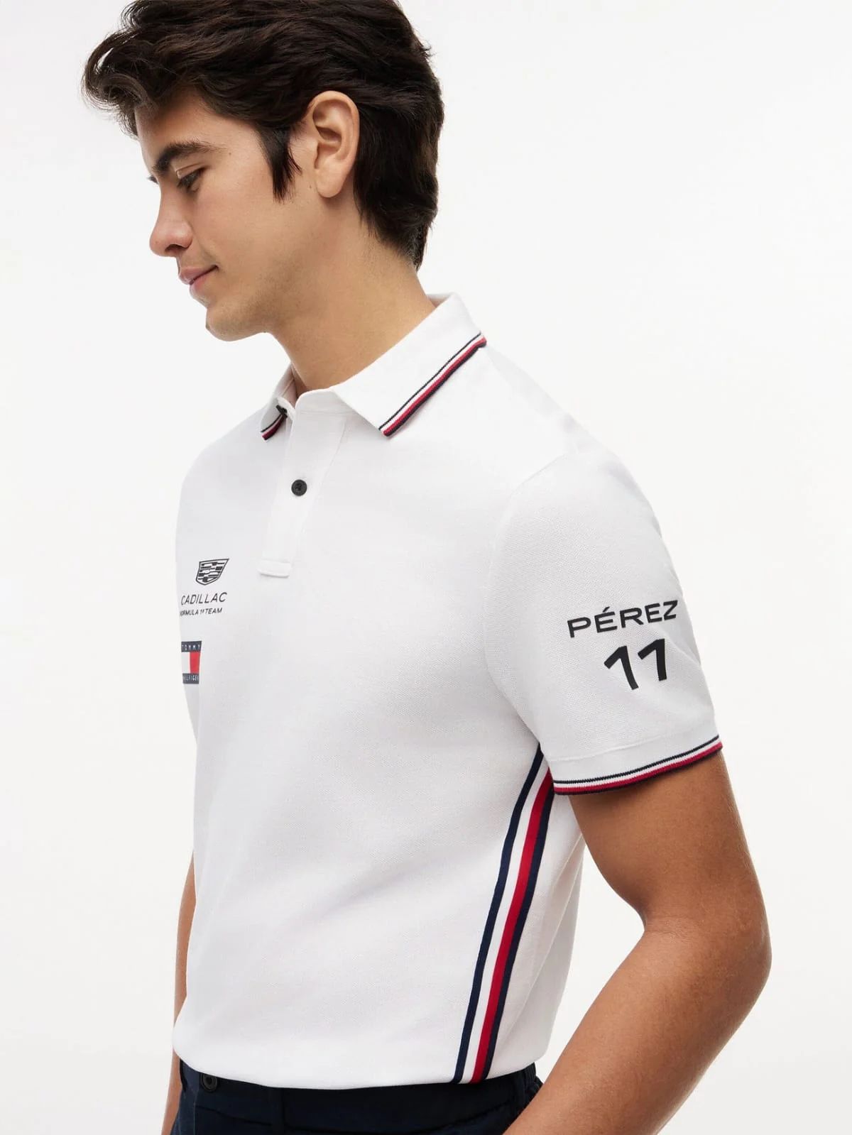 Polo Checo Pérez Cadillac F1 2026 Blanco Unisex