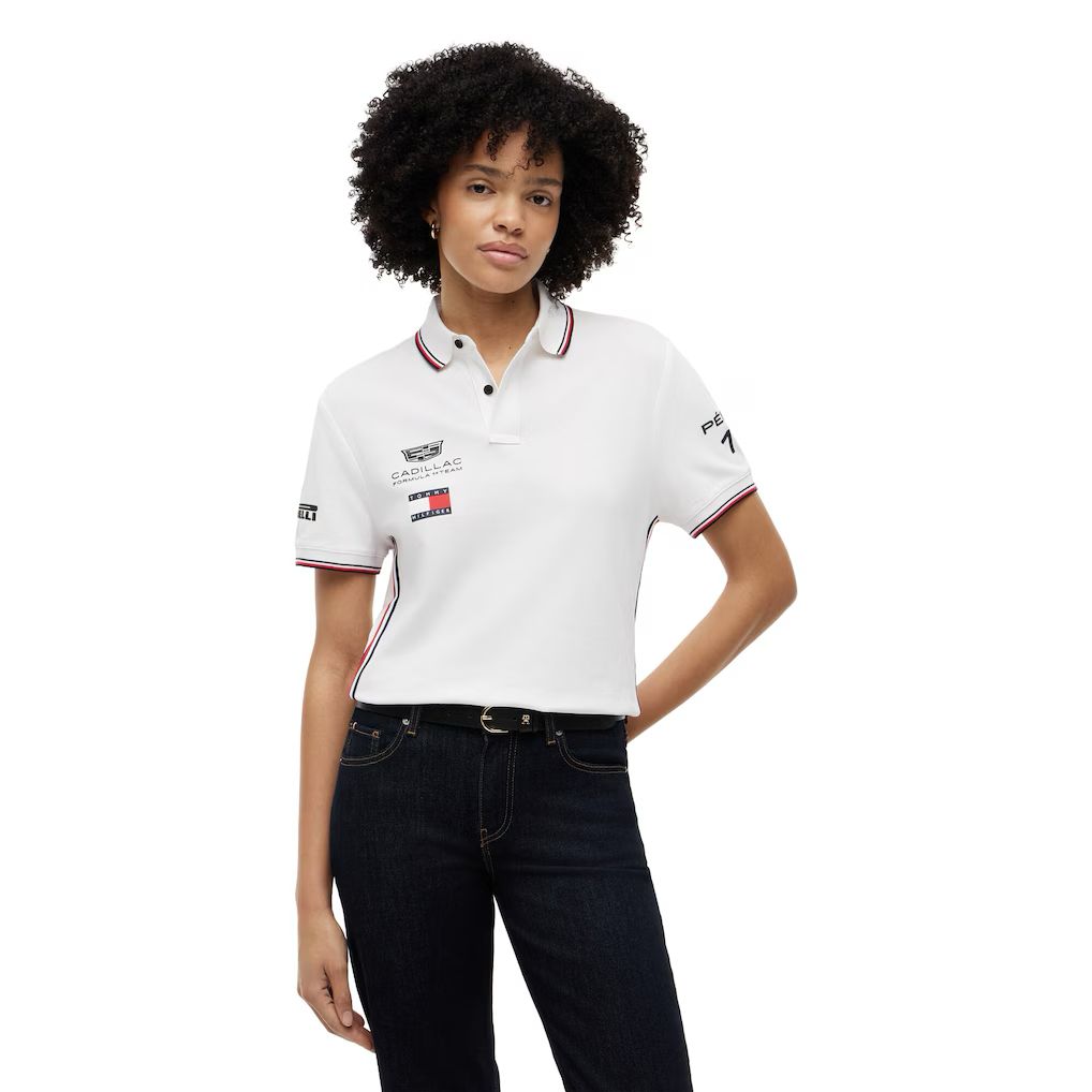 Polo Checo Pérez Cadillac F1 2026 Blanco Unisex