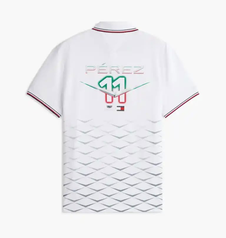 Polo Checo Pérez Cadillac F1 México GP 2026 Blanco