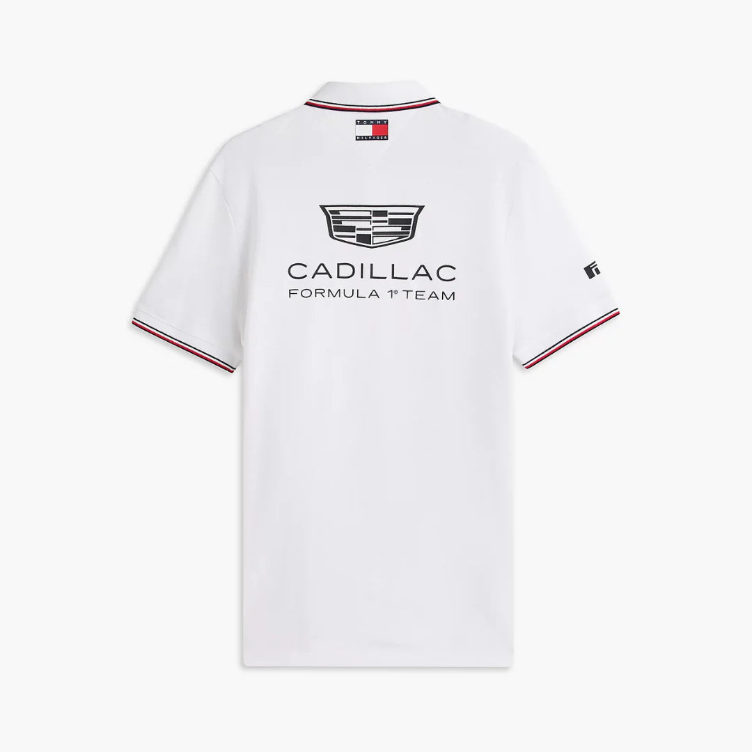 Polo Equipo Cadillac F1 Oficial 2026 Blanco