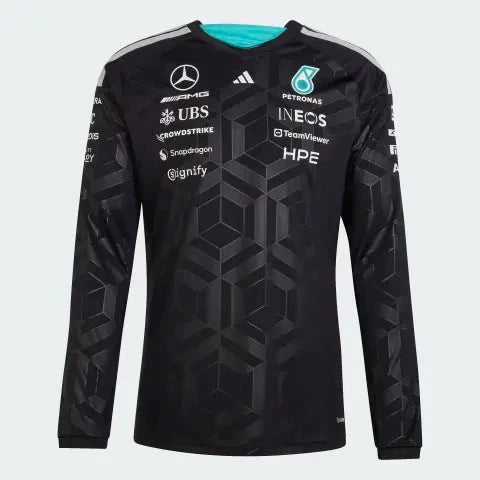 Playera Manga Larga Oficial del Equipo Mercedes-AMG Petronas Fórmula 1 2026
